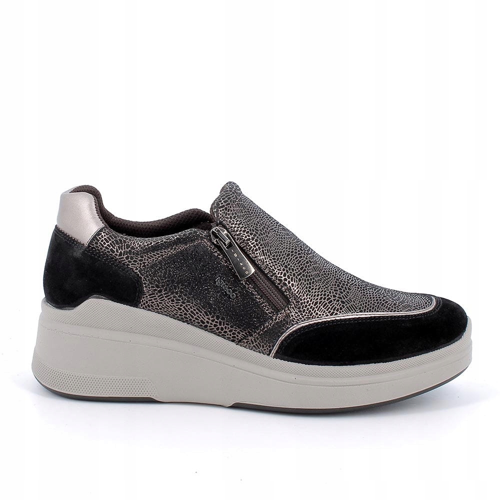 Dámské tenisky Igi&co 4655011 Scam.su/sc.mosa Nero/bro 36, černá