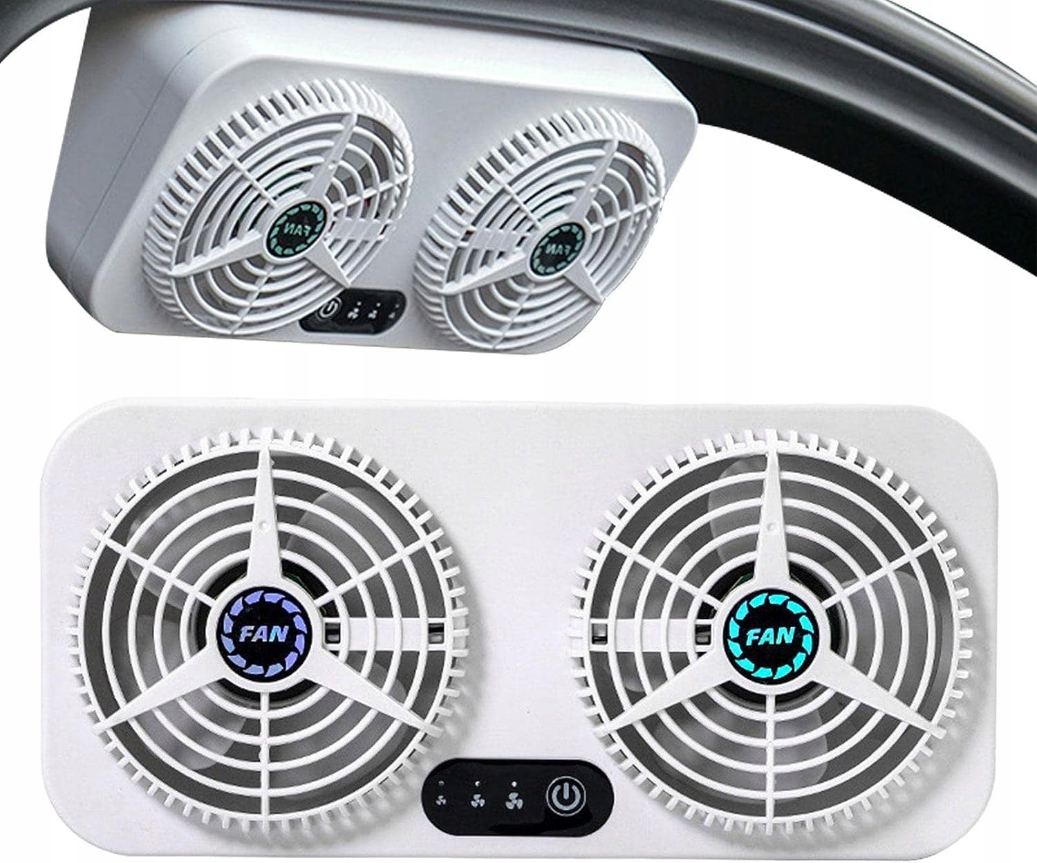 3 Pcs Wentylator samochodowy zasilany energi?