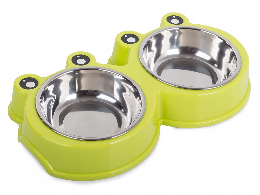 

Miska Podwójna Dla Psa Kota Metalowa 0,175L x 2