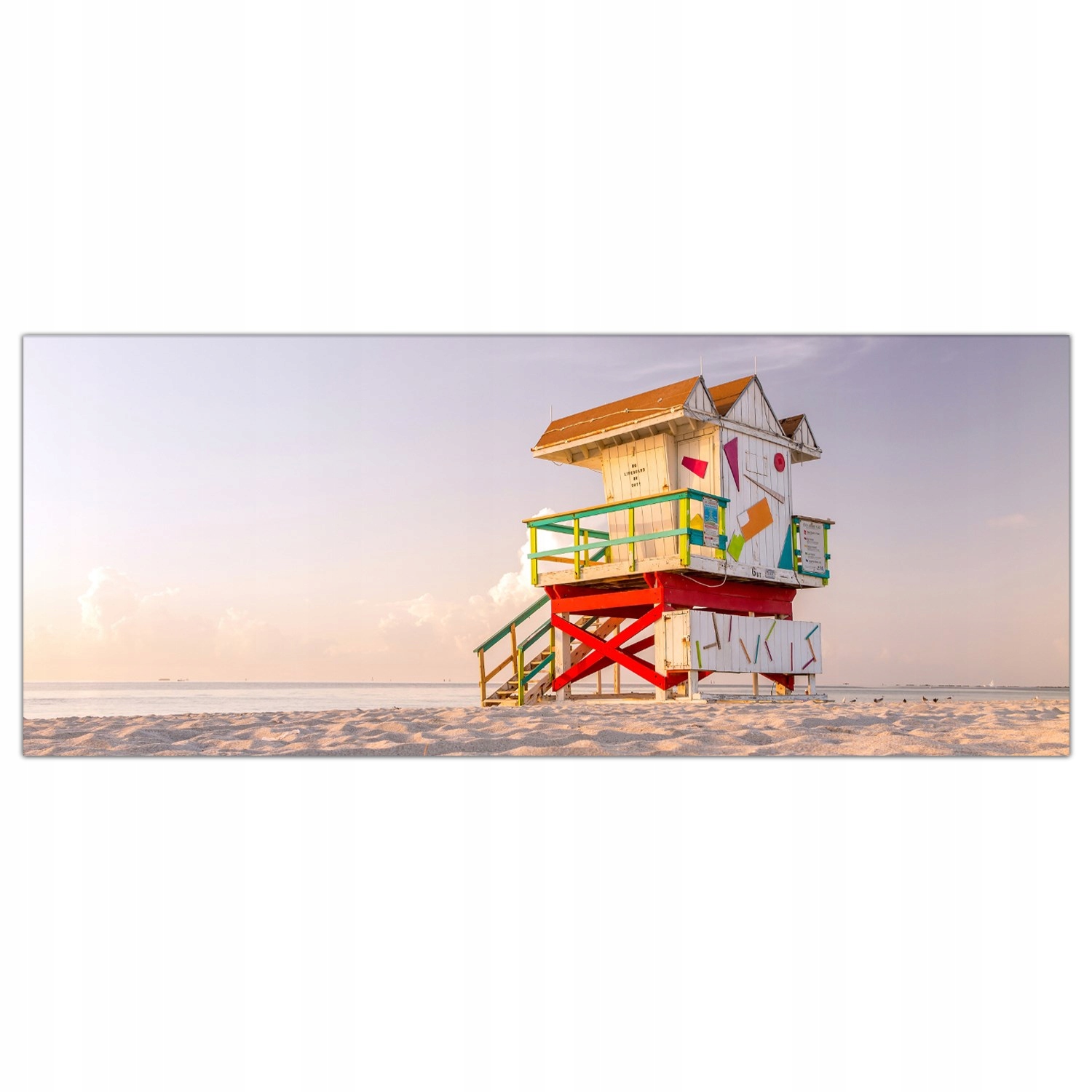 

Obraz na szkle Foto Miami Wieża Ratownika 125x50