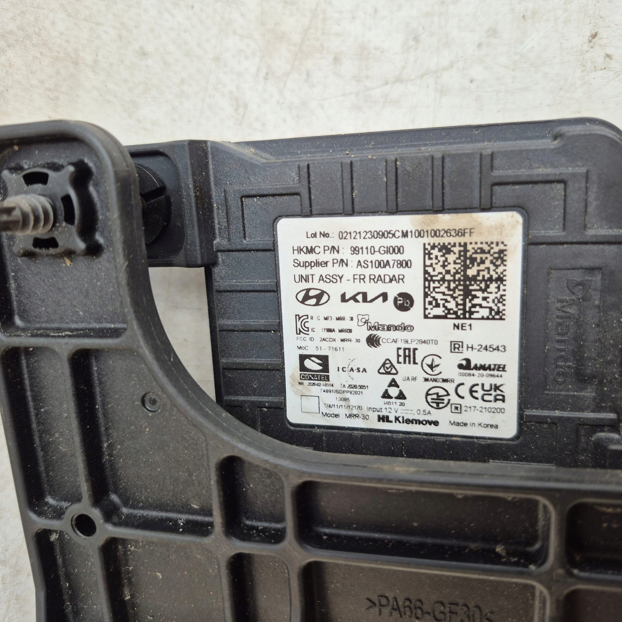 HYUNDAI IONIQ 5 V 21- RADAR SENSOR DISTRONIC 99110-GI000