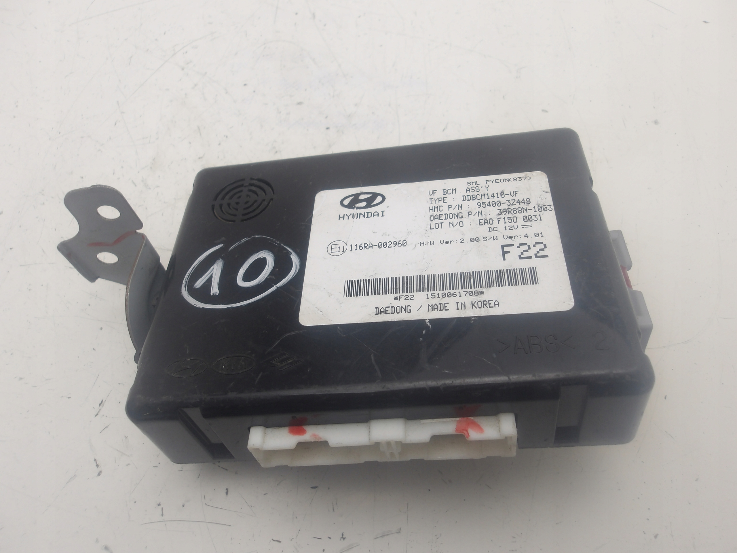 HYUNDAI I40 LIFT 14-19 module control unit compartment BCM 95400-3Z448 OE