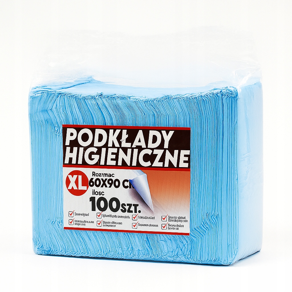 2X Daza Podložky Na Jedno Použití 60x90 cm 100 Kusů Univerzální Podložky Velké XXL