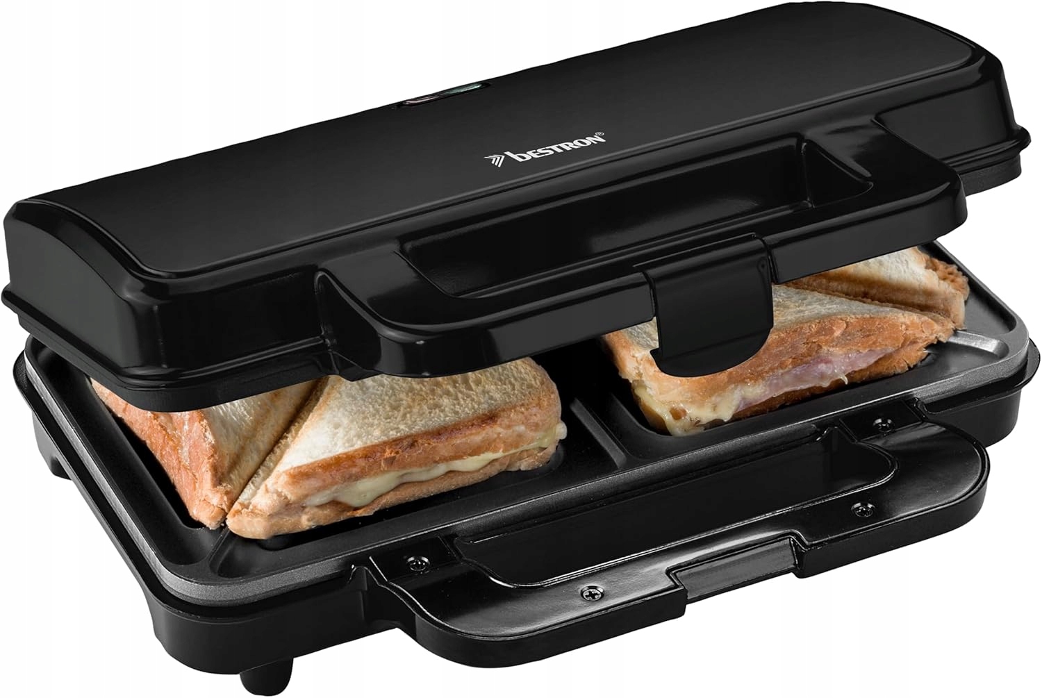 Sendvičovač XL 900W Černý Nepřilnavý Automatické Vypnutí