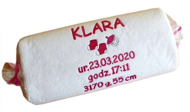 Dárek k narození dítěte pro Chlapce Dívky, ručník s jménem