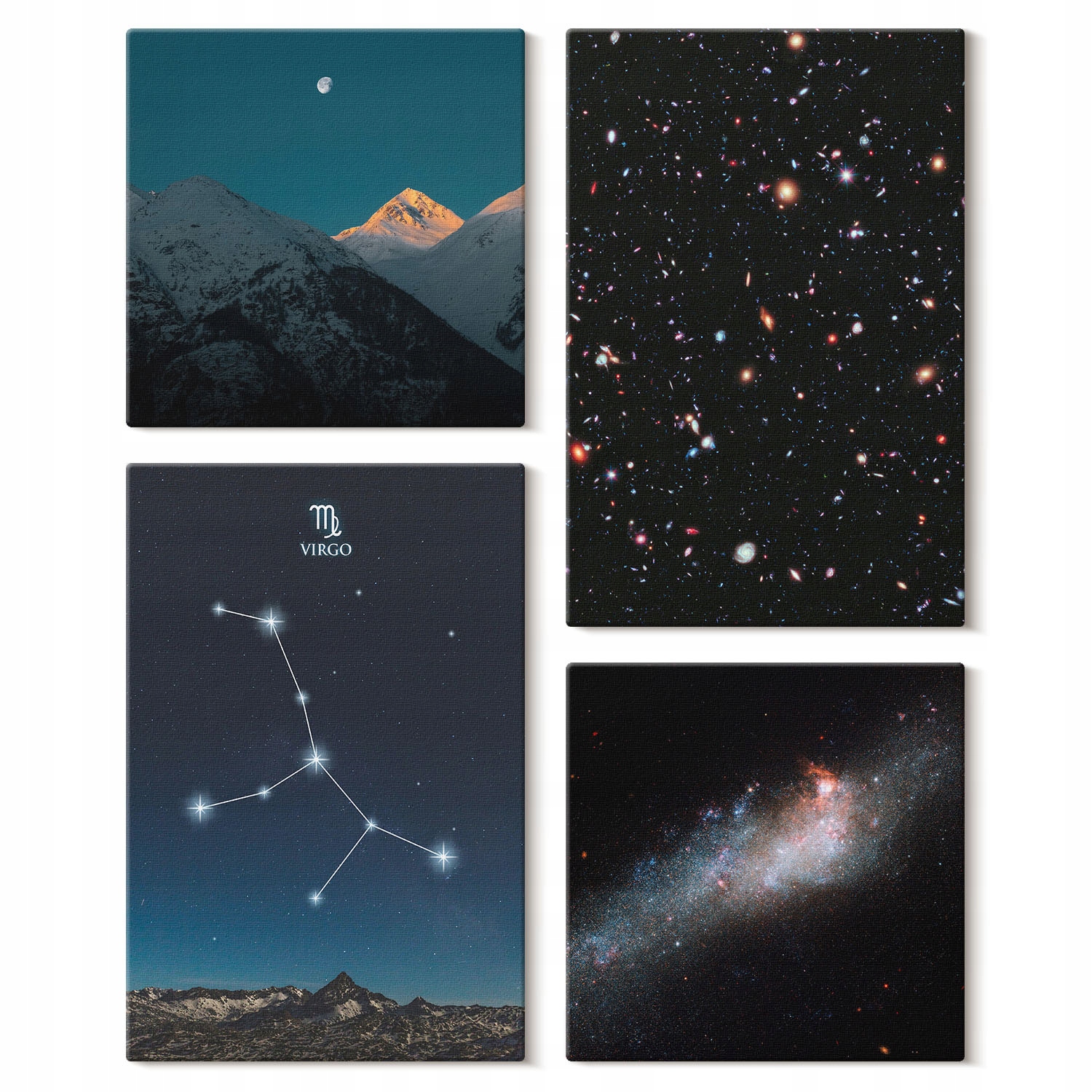 Galerie obrazů na plátně Kolekce Zeď Galaxie Panny Vesmír