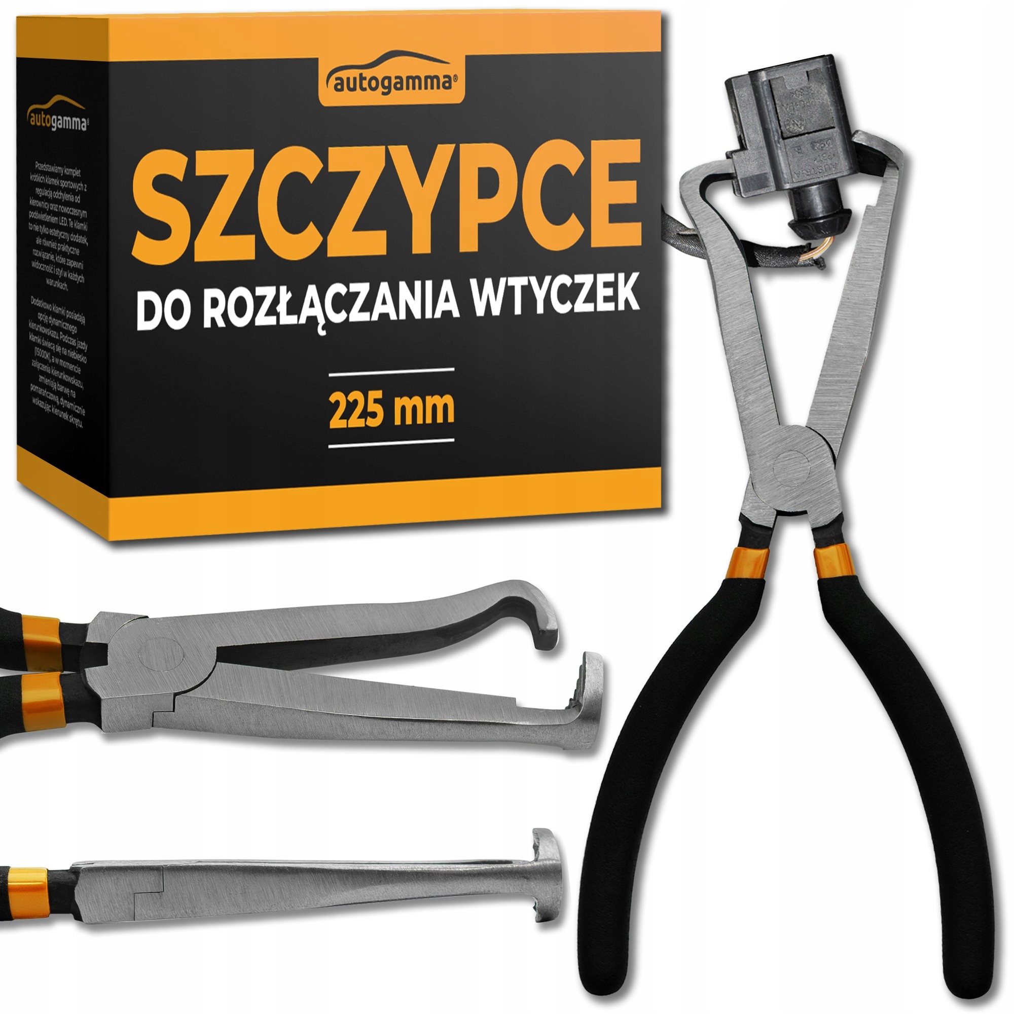 Szczypce do rozłączania wtyczek zaciskania kostek elektrycznych do świateł