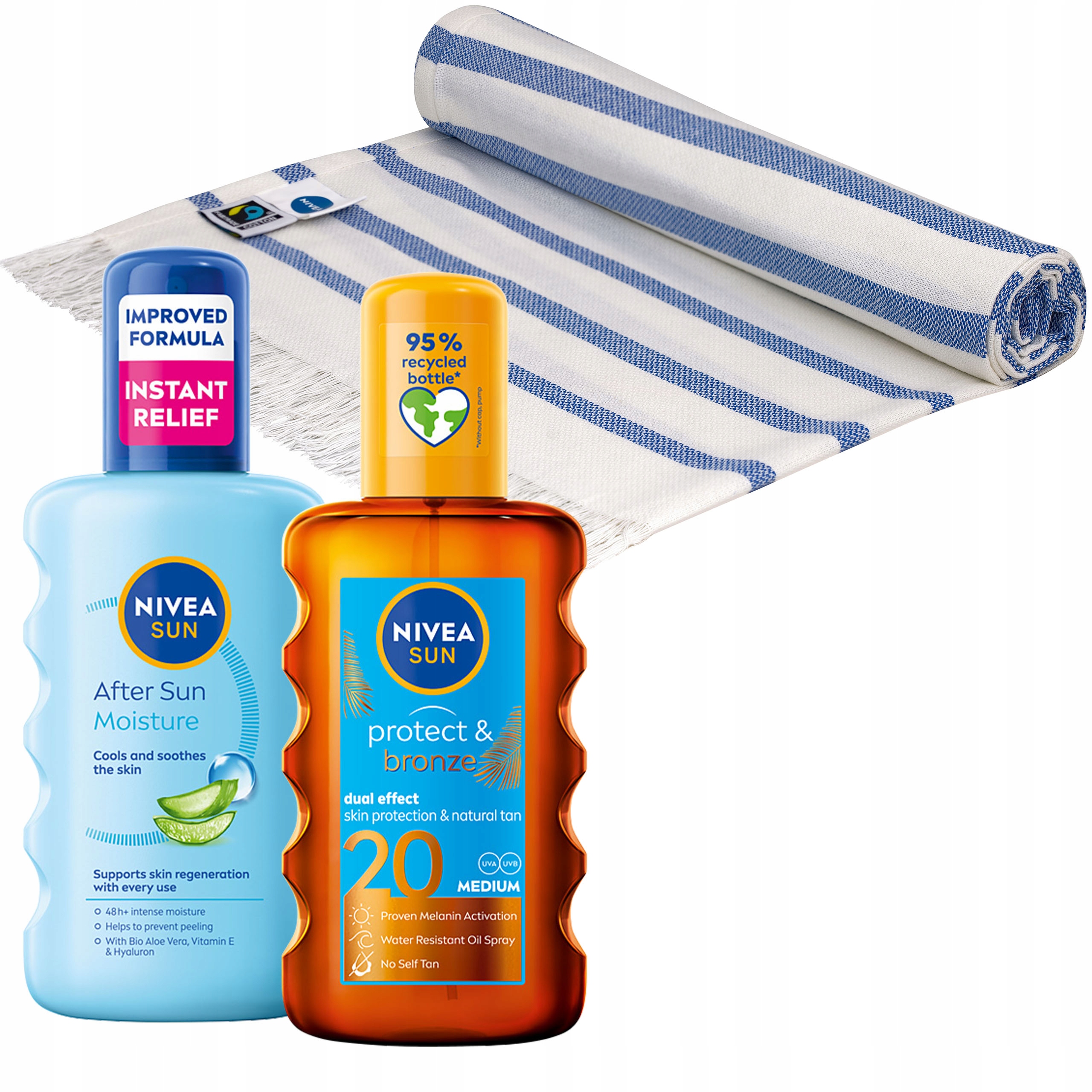 Nawilżający balsam po opalaniu Protect&Bronze olejek w spray'u