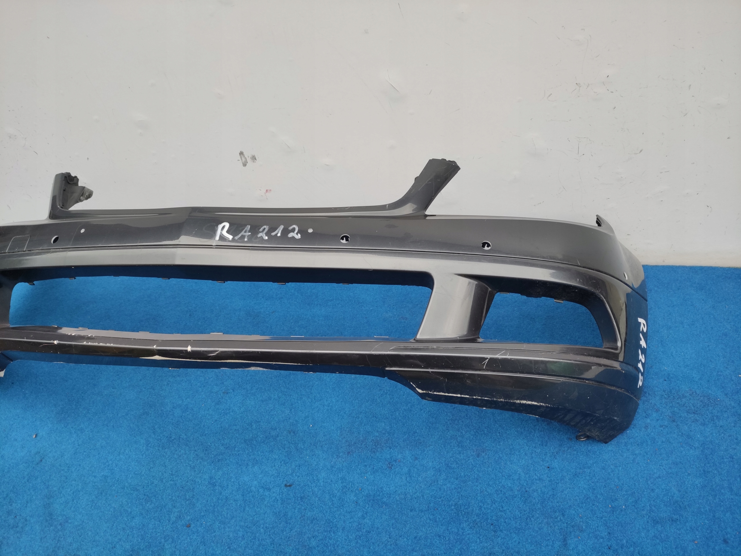 MERCEDES C-KLASA W204 bumper front 6XPDC + supports spoiler RA212