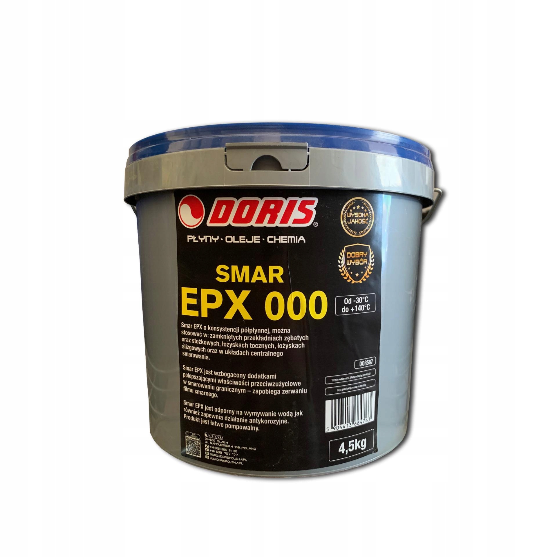 Doris mazivo Epx 000 (5 litrů/4,5 kg)