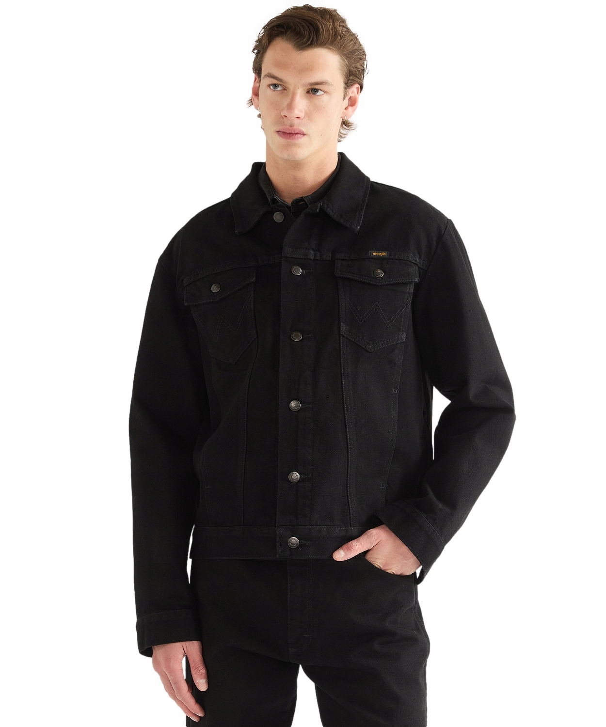 Džínová bunda Wrangler Cowboy Cut Jacket 112387057 Shadow Black XXL