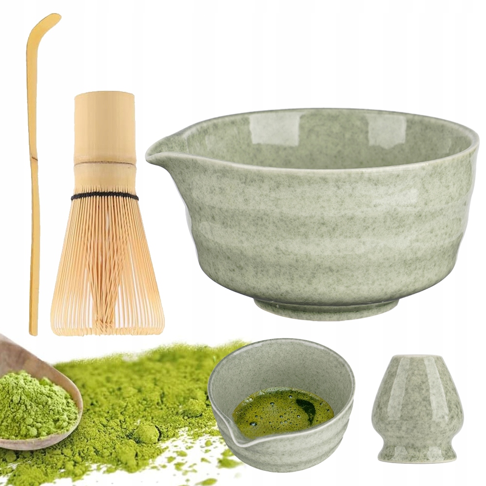 Levně 4X Dárkový Čajový Mixér Matcha Částečný Mixér Matcha Bambus Sada