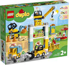 Lego 10933 Duplo Věžový jeřáb a stavba