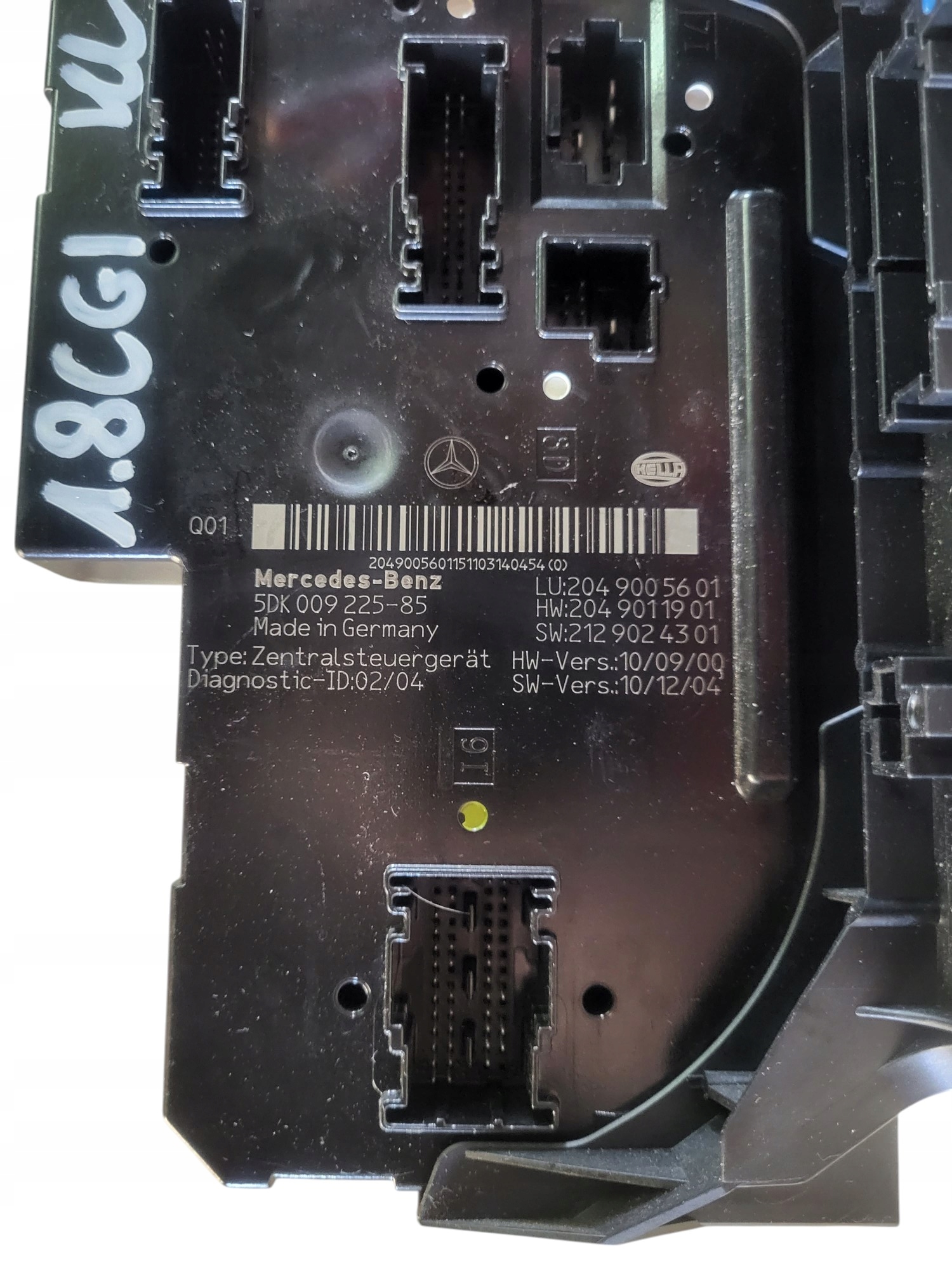 module control unit SAM MERCEDES W204 LIFT 5DK00922585