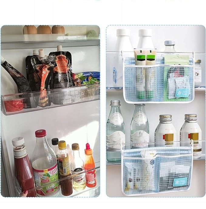 ORGANIZER NA DRZWI LODÓWKI WOREK SIATKA TORBA 2 SZT WISZĄCA PRZECHOWYWANIA Kod producenta ORGANIZER NA DRZWI LODÓWKI