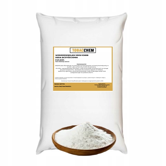 Soda Oczyszczona Spożywcza – Wodorowęglan Sodu 25kg