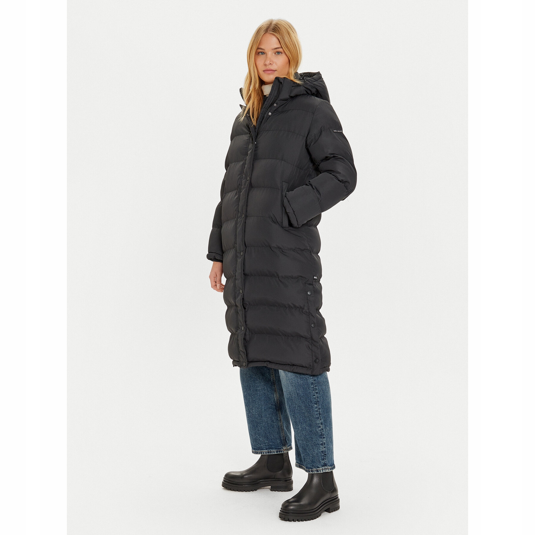 Pepe Jeans Damskie Kurtka zimowa Czarny