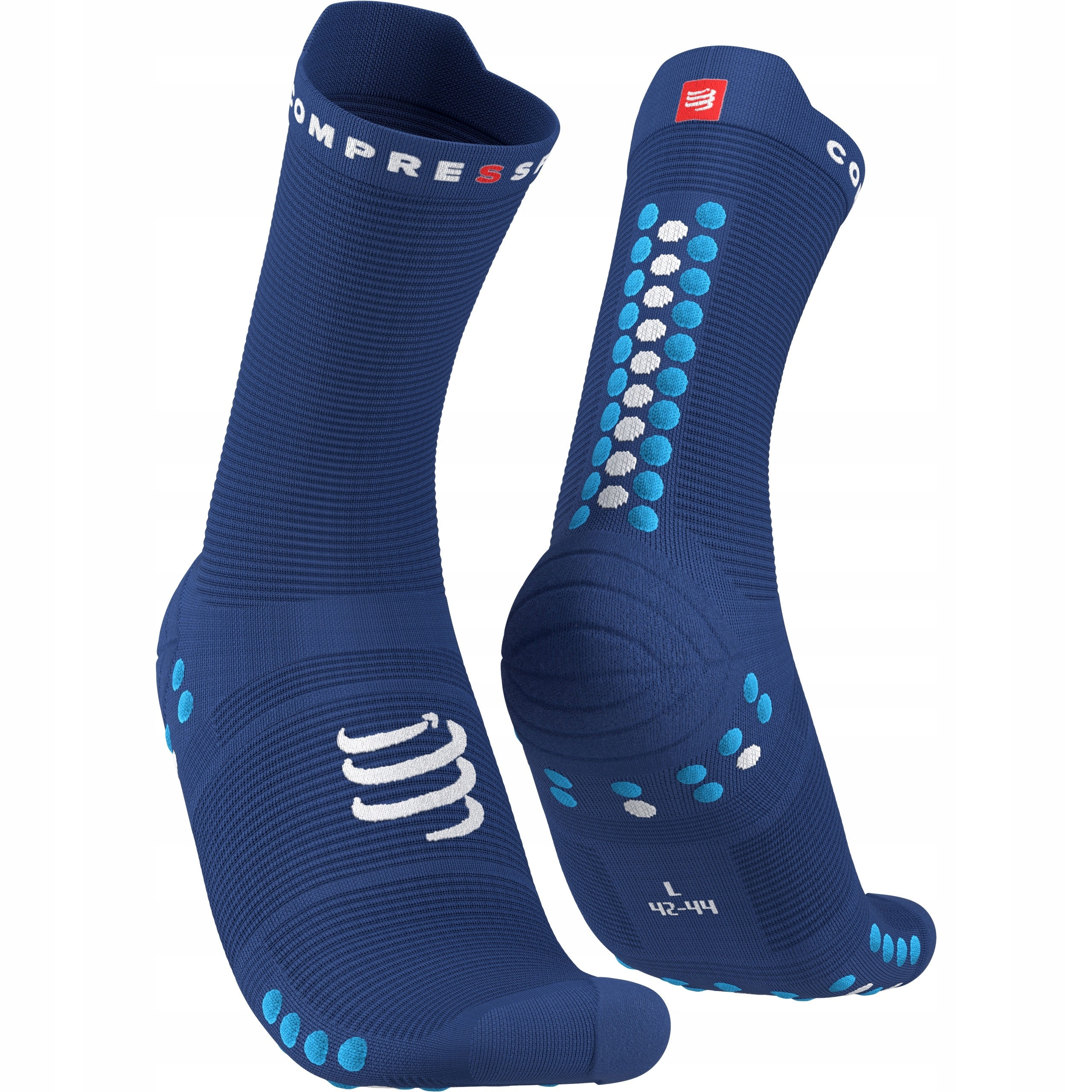 Skarpety Kompresyjne do Biegania Compressport Proracing Socks V4 Run High 3