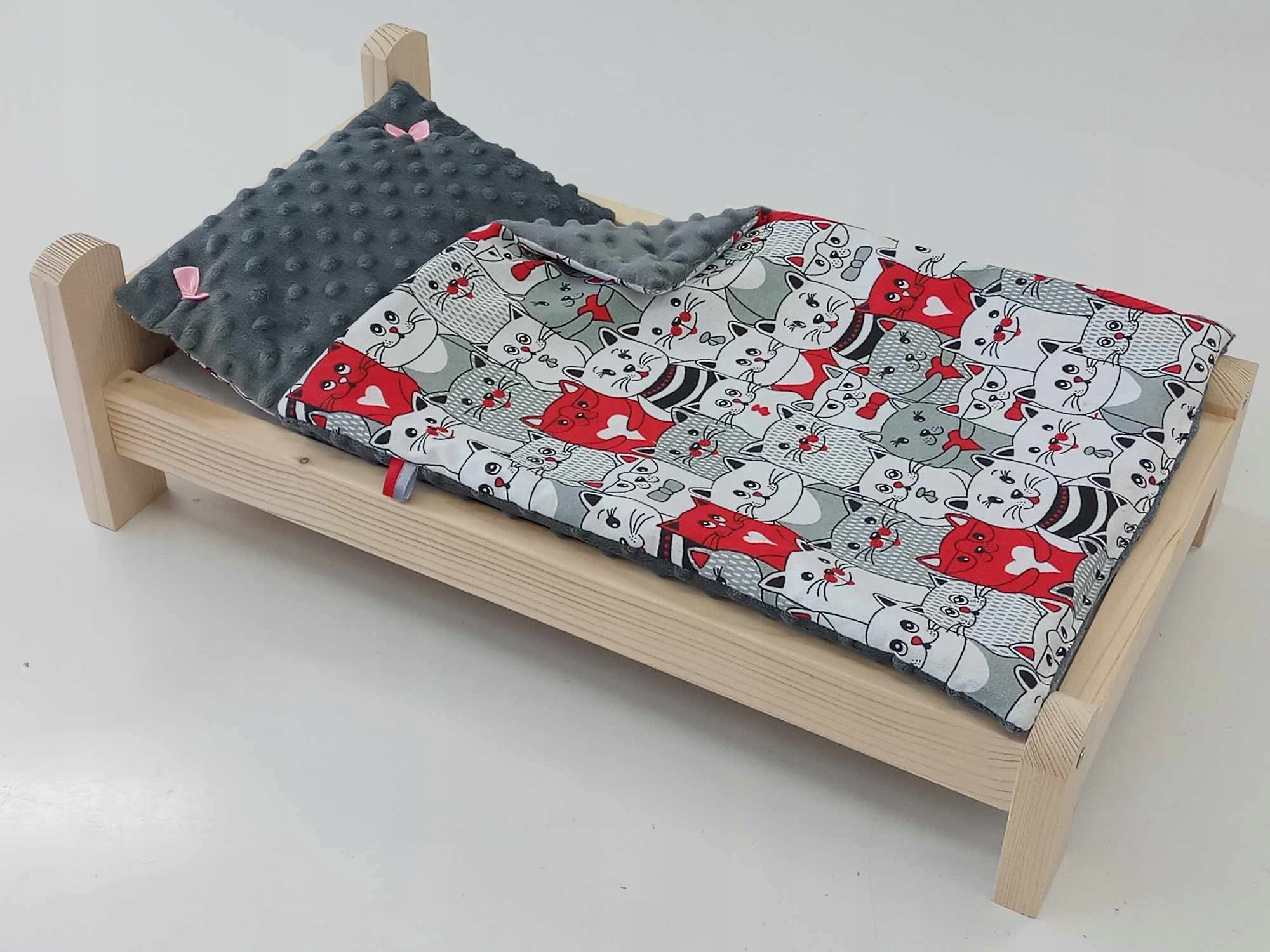 ŁÓŻKO DLA LALKI. ŁÓŻECZKO Z POŚCIELĄ DLA LALEK