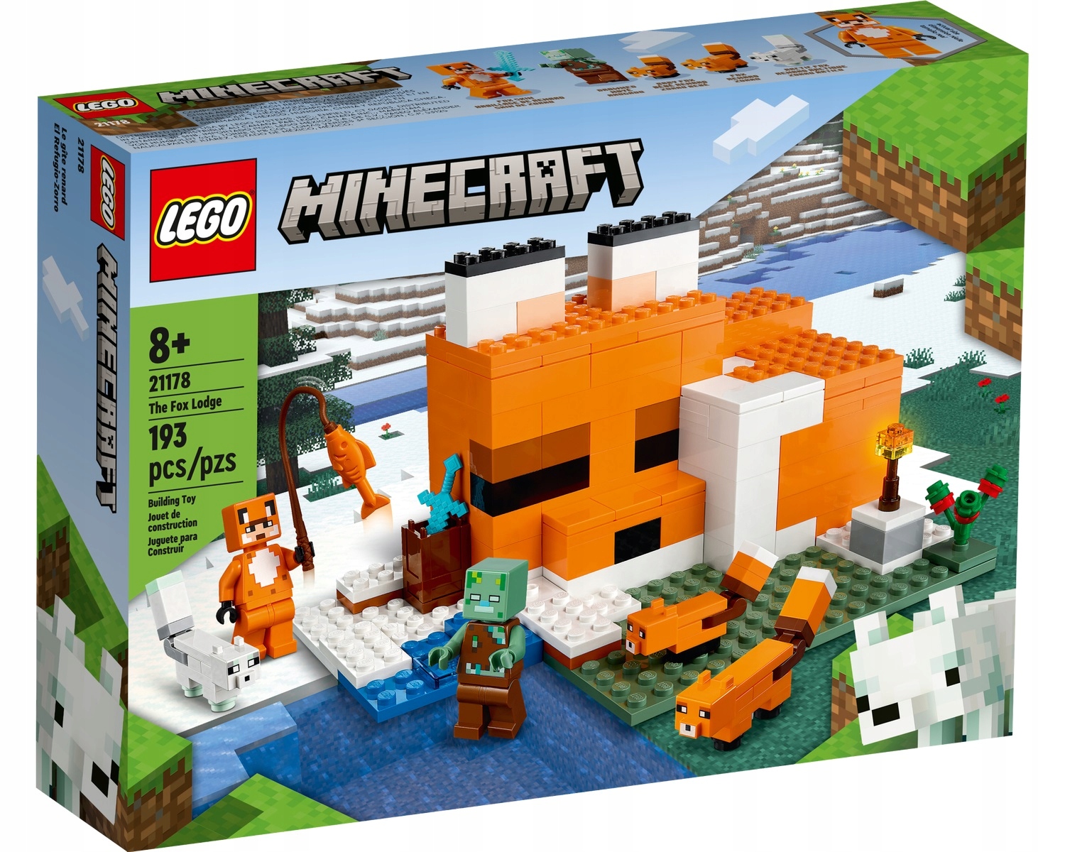 

Lego Minecraft Siedlisko Lisów 21178