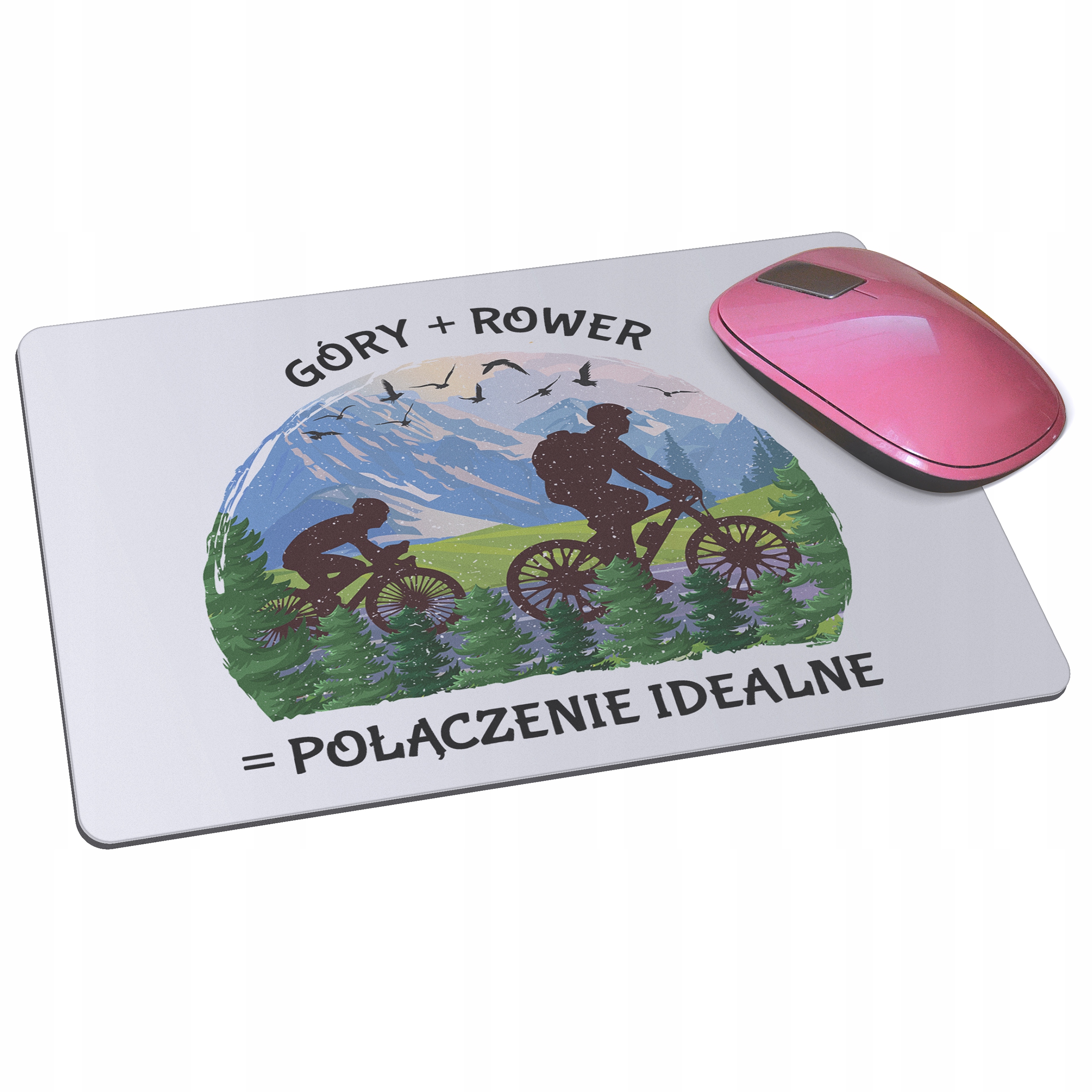 

Podkładka pod mysz myszkę Góry Rower kolarz