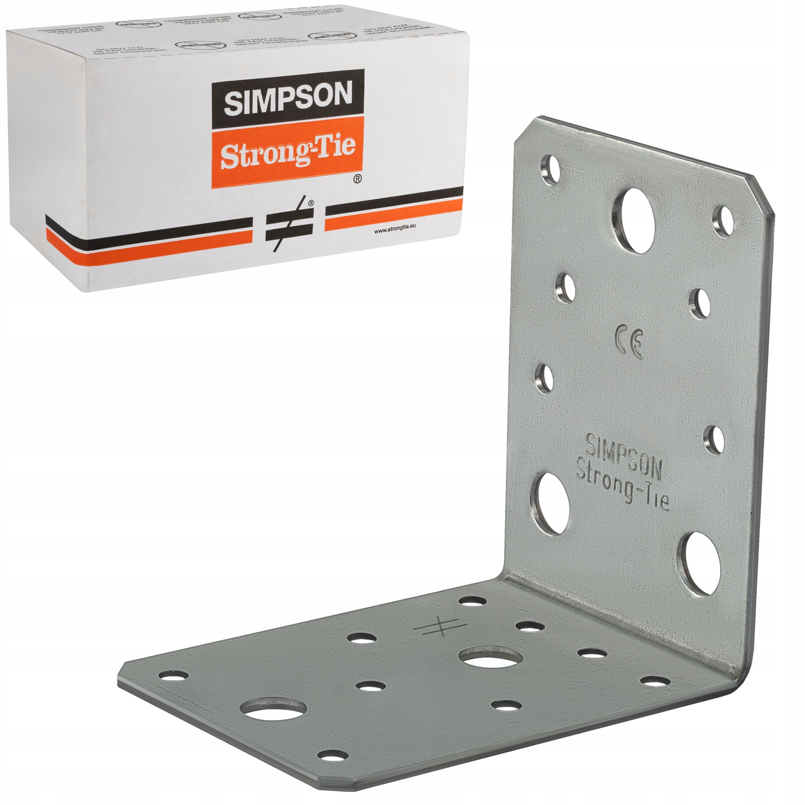 Tesárske spojky uholníky 88x88x65 x 2,5mm 100ks oceľové Simpson AB90