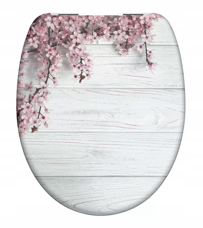 Wc sedátko Schütte Flowers&wood Duroplast, Soft Close