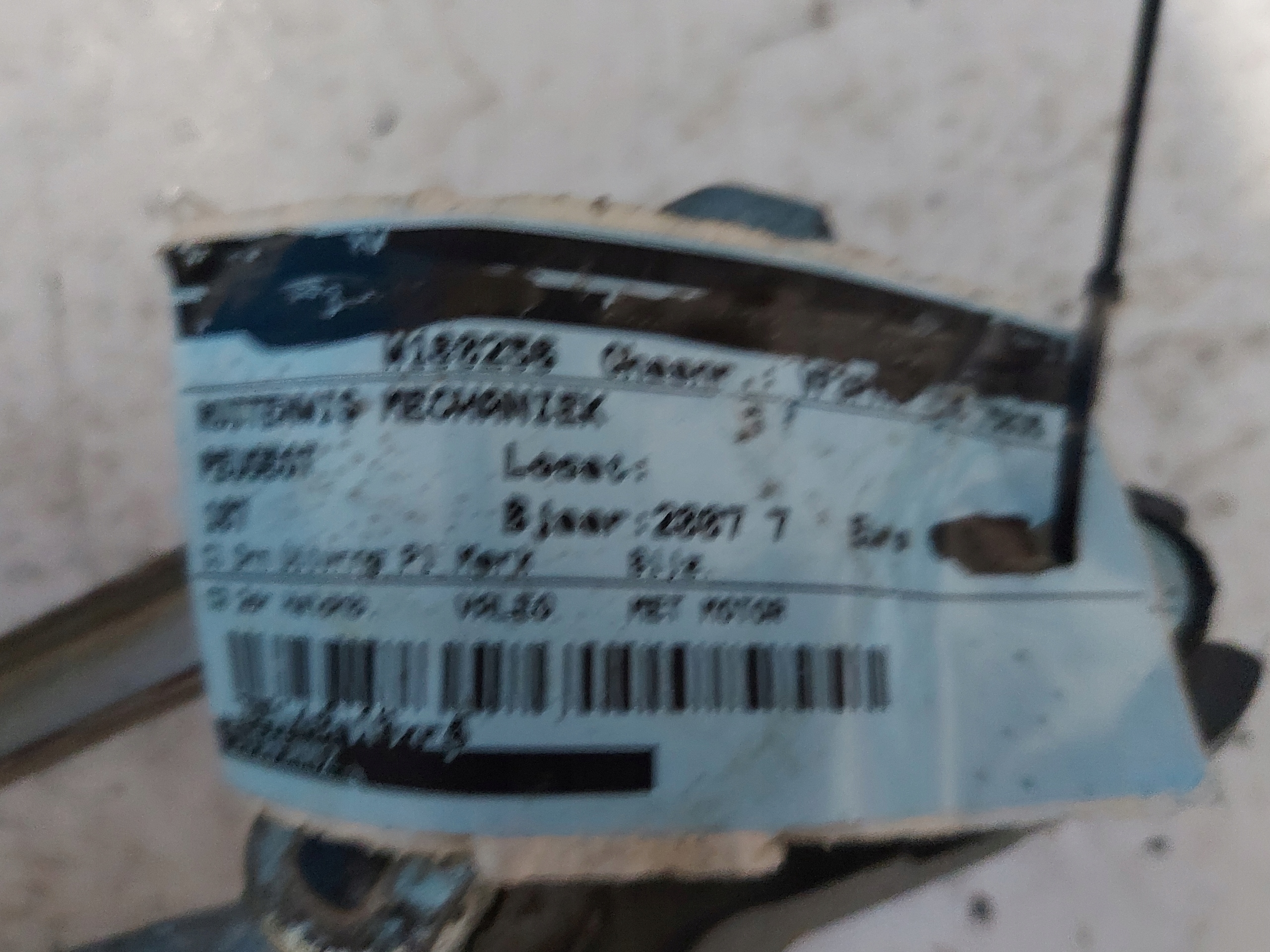 wiper mechanism PEUGEOT 107 53565002 front