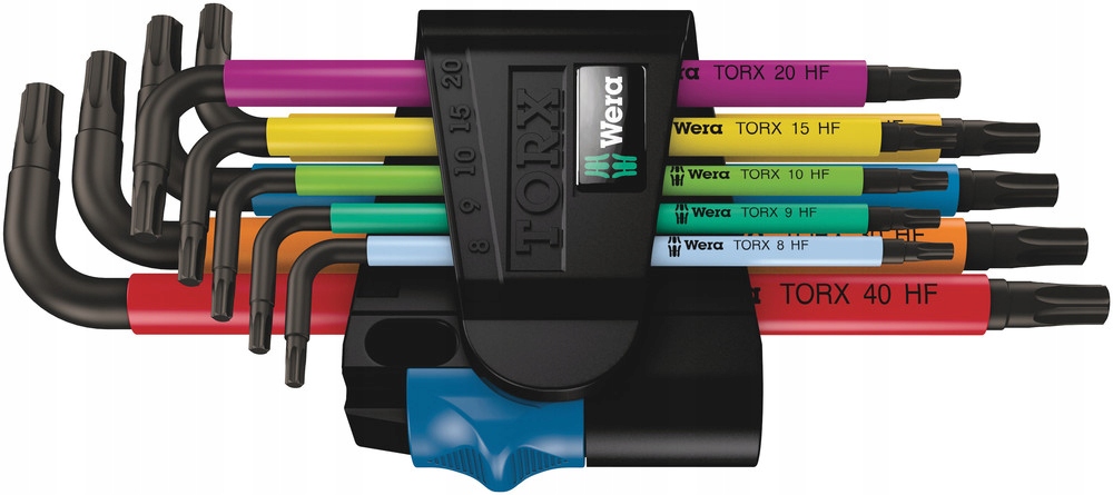 Zestaw kluczy trzpieniowych 967/9 Tx Multicolour Hf 1 05024179001 Wera