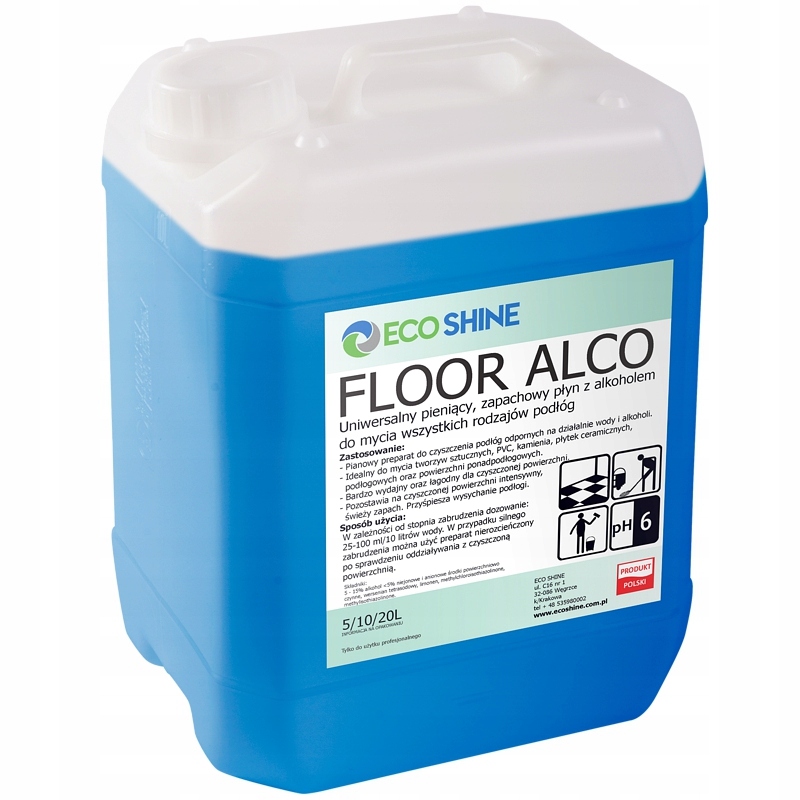 

Eco Shine Floor Alco 5 L Płyn Do Mycia Podłóg Alko