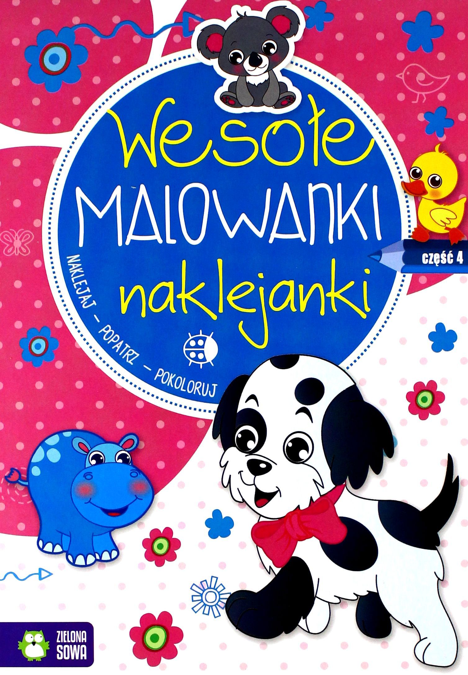 Wesołe Malowanki Naklejanki 4 (książka)