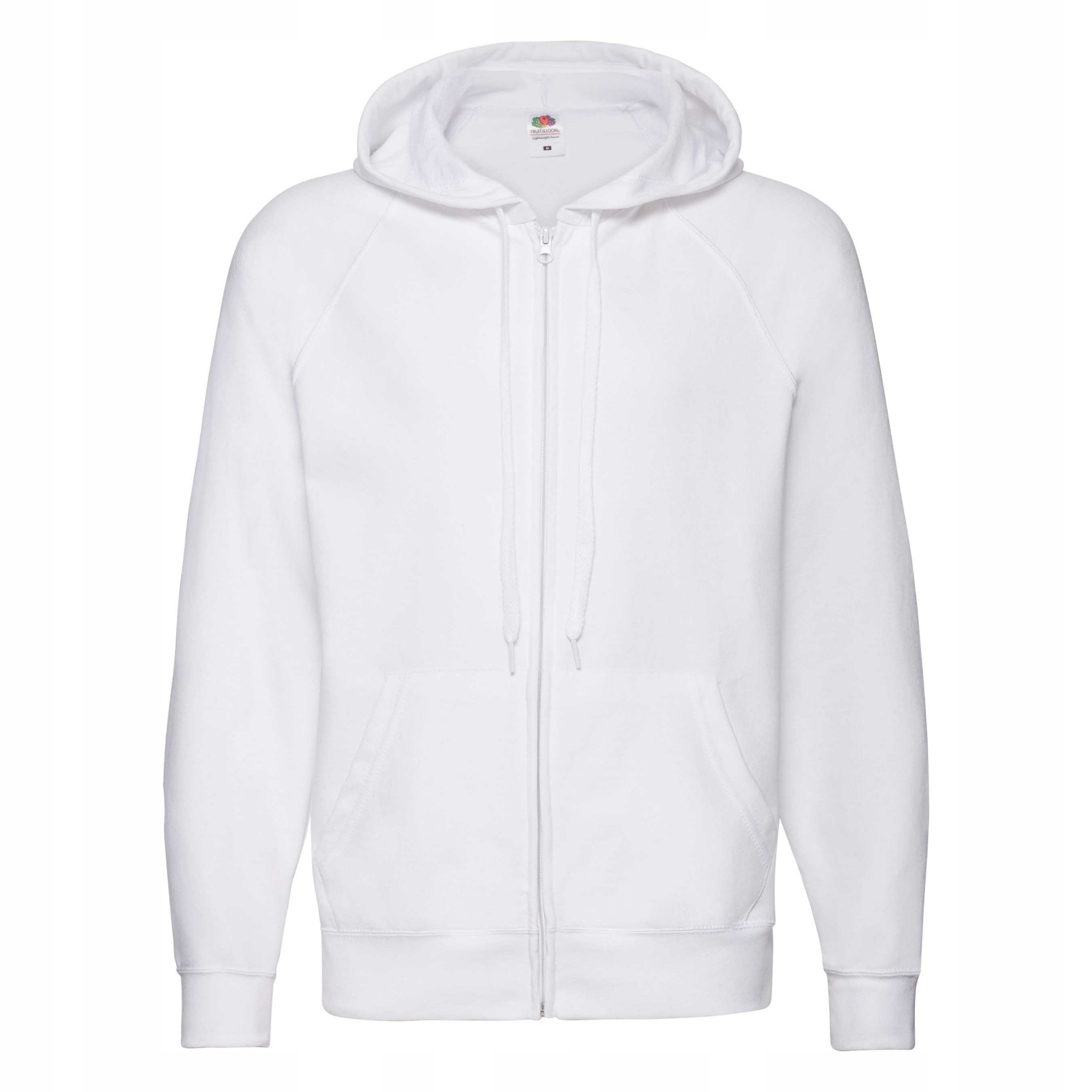 

Bluza Męska Z Kapturem Zamek Fruit Loom 2XL Biały