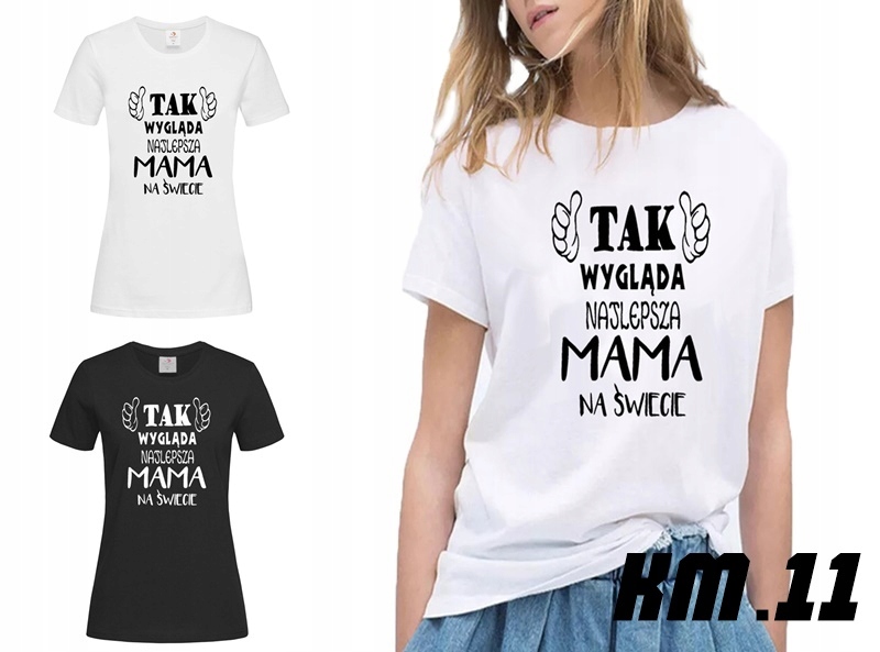 T-SHIRT KOSZULKA NA DZIEŃ MATKI MAMY WZORY L Płeć kobieta