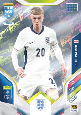 2026 Panini Adrenalyn XL Fifa 365 FAN87 Cole Palmer
