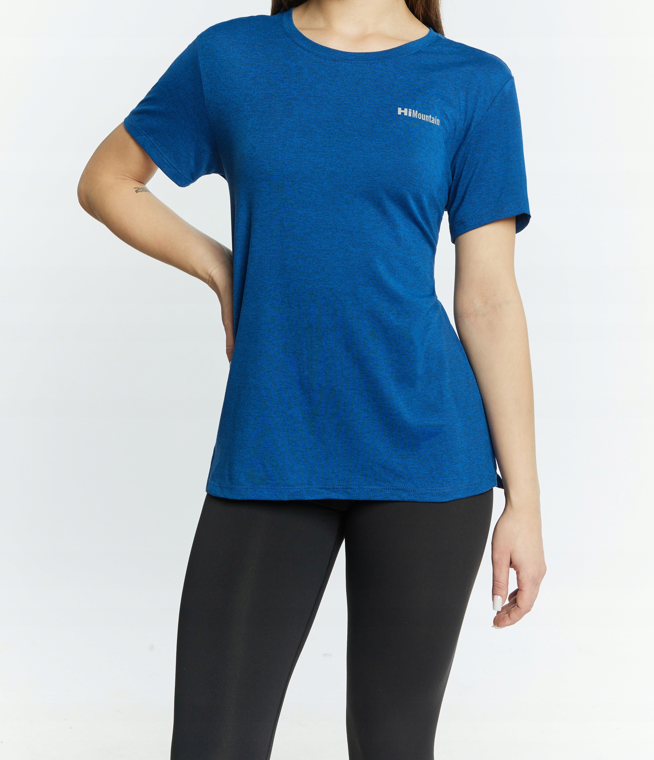 T-shirt Funkcyjny sportowy damski Granatowy XL