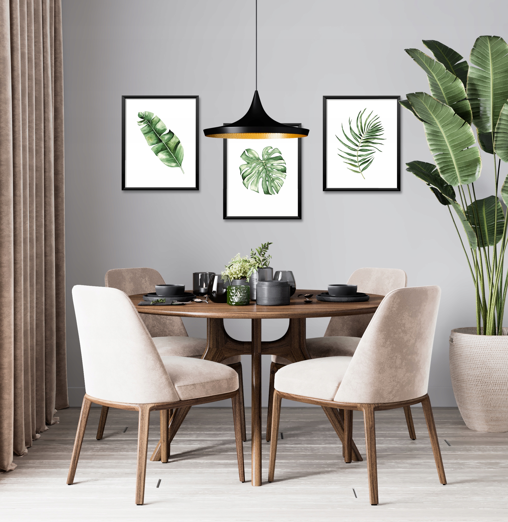 Plakat obraz na ścianę 40x50 TRYPTYK 3 sztuki Szerokość produktu 40 cm