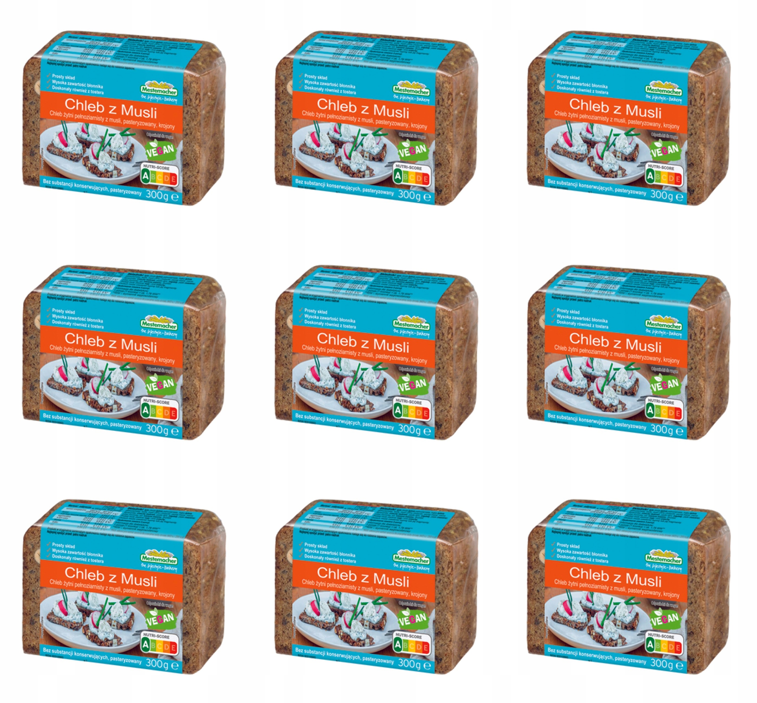 Mestemacher Chléb z müsli 300 g X9