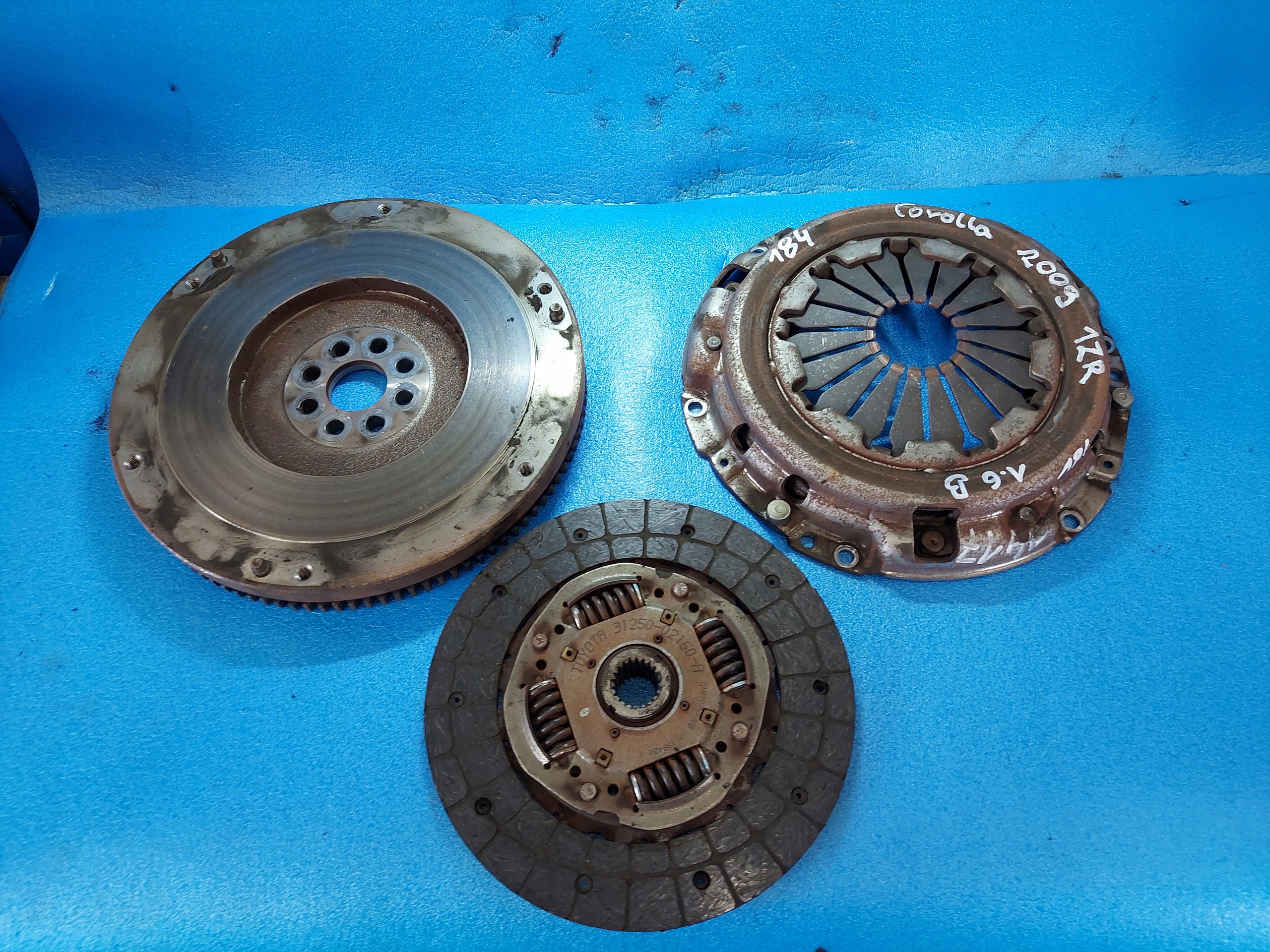 clutch DWUMAS COROLLA 2009 R 1.6 B 1ZRFE