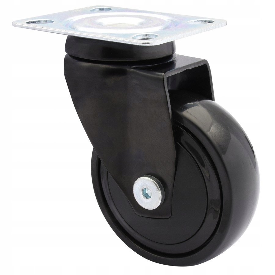 

Kółko meblowe CZARNE,rolka 75mm,bez.ham Premium De