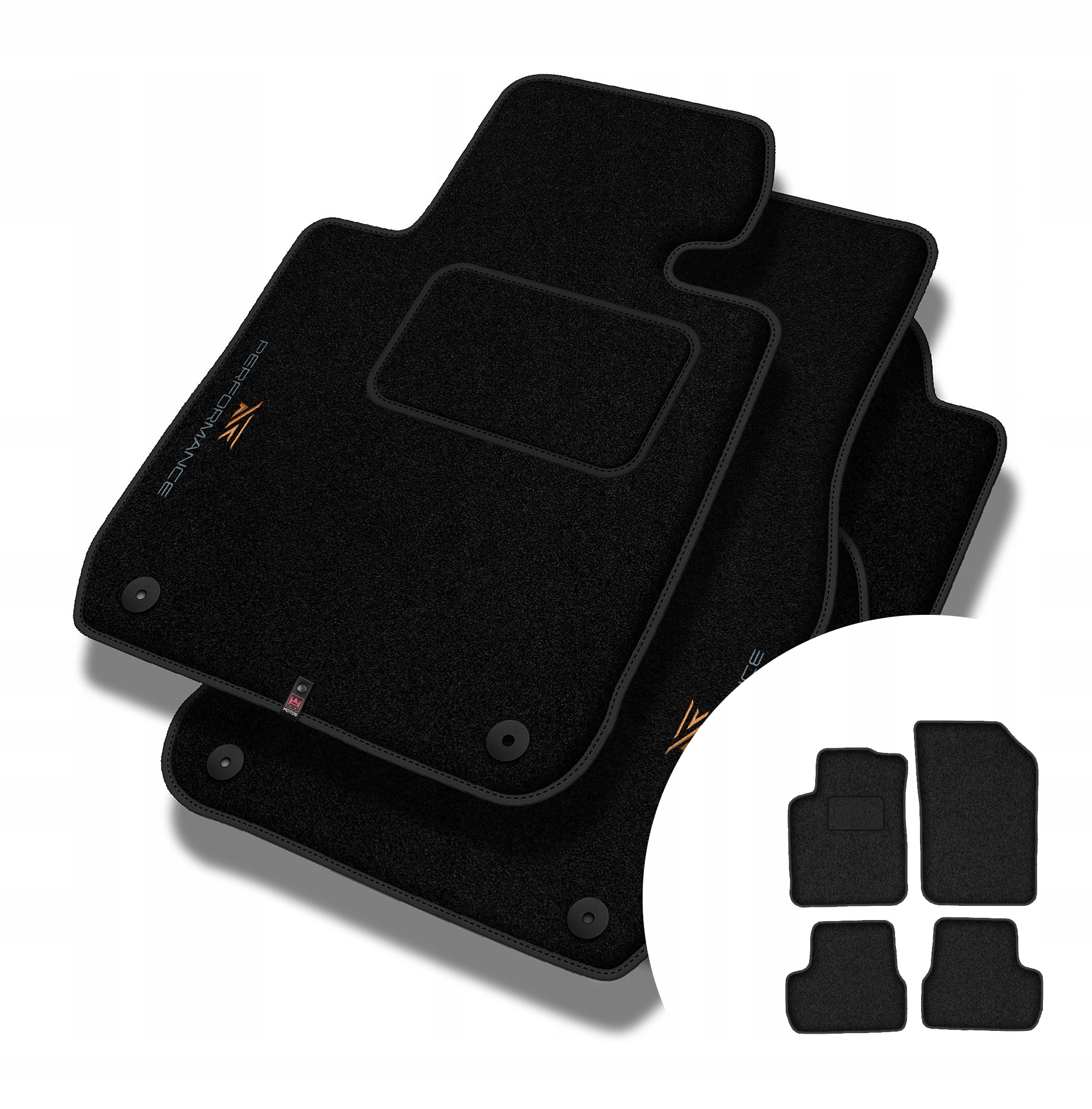 Velurové koberce Performance pro Citroen DS3 2008-2015