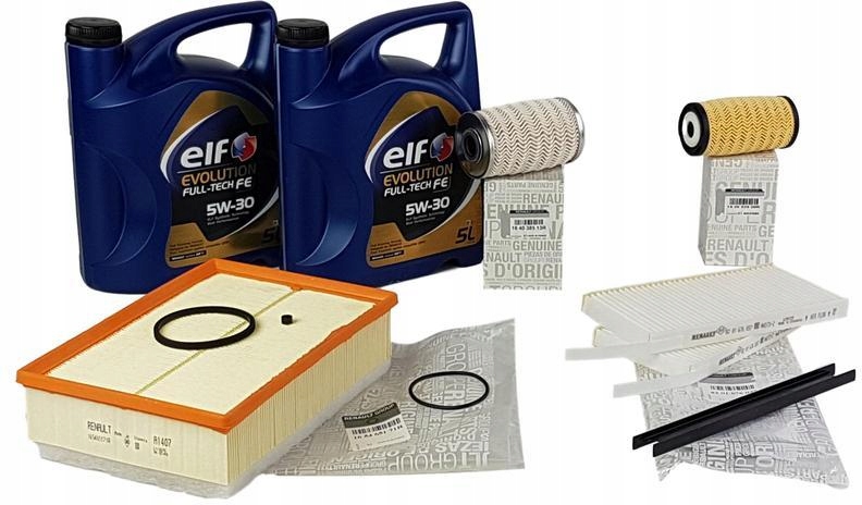 OE RENAULT ZESTAW FILTRÓW+OLEJ MASTER III 2.3 DCI