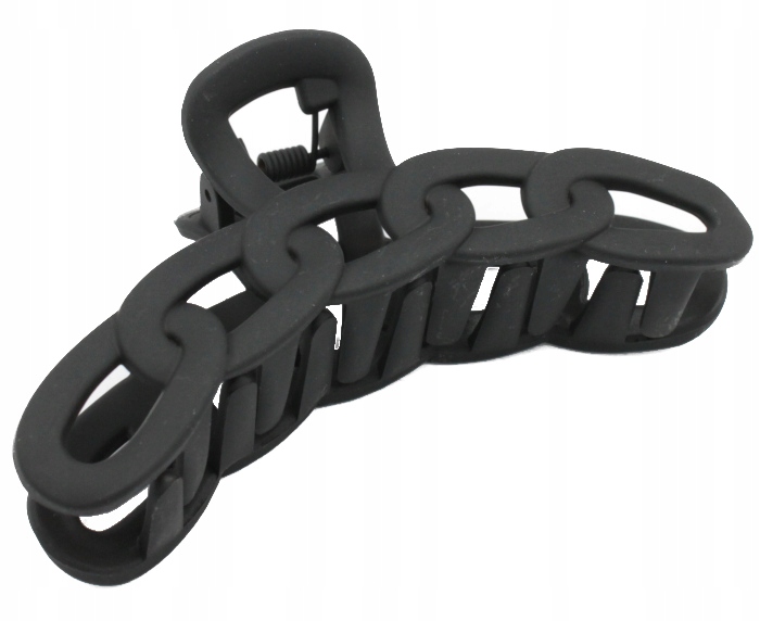 

Klamra Do Włosów Szczęka Mat Duża Chain Czarna