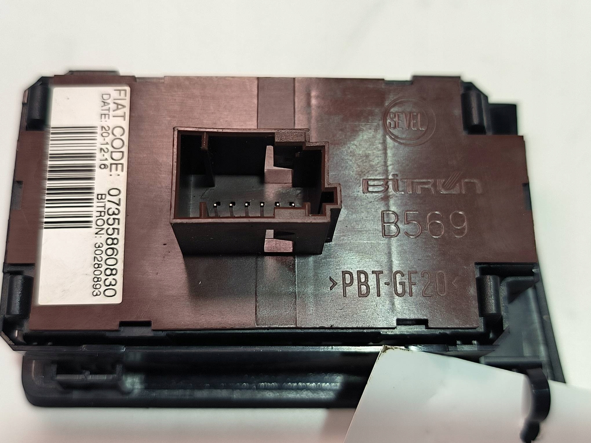 button PANEL 07355860830 PEUGEOT BOXER III