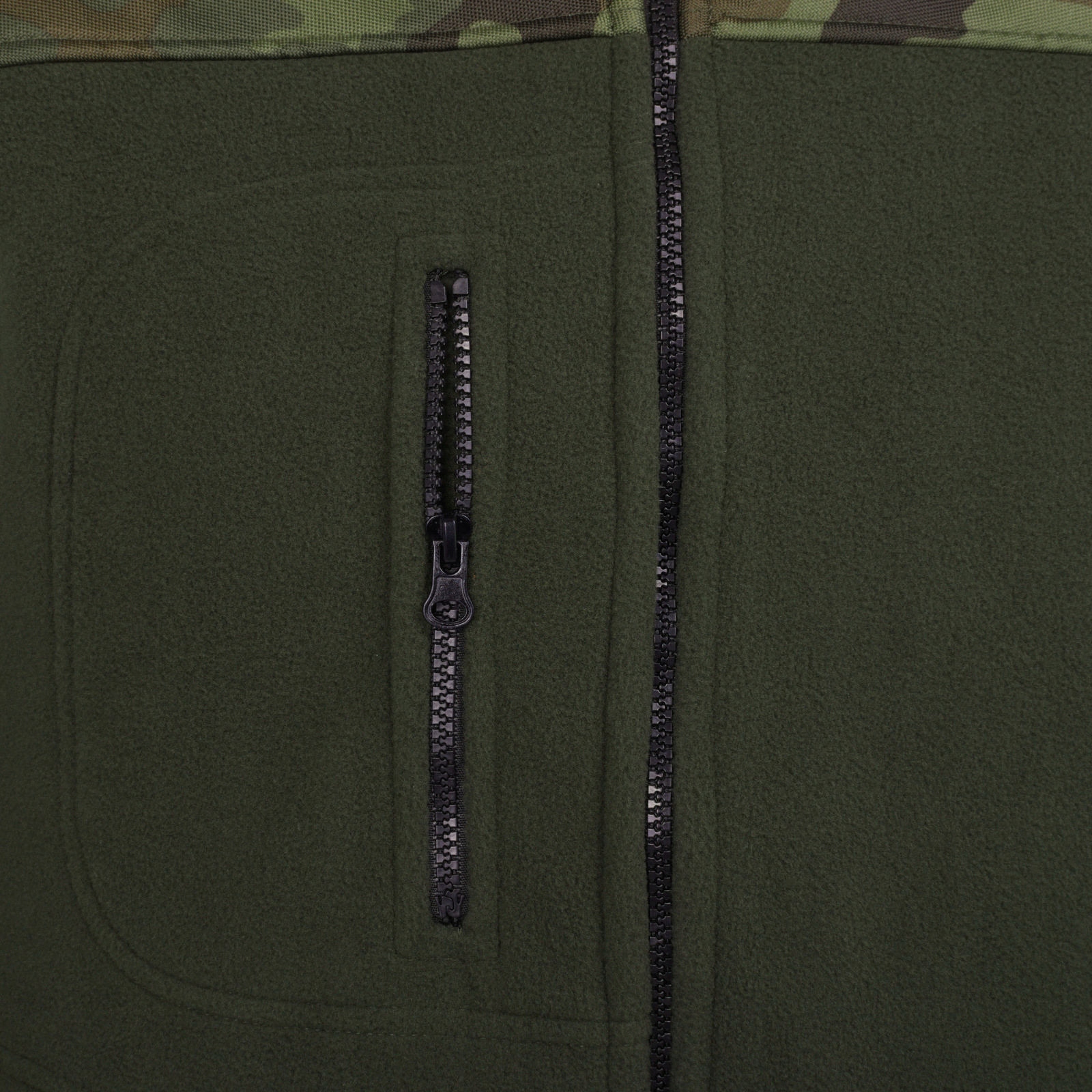 POLSKI Gruby Polar Bluza Męska Kaptur Rozpinany S Dekolt okrągły