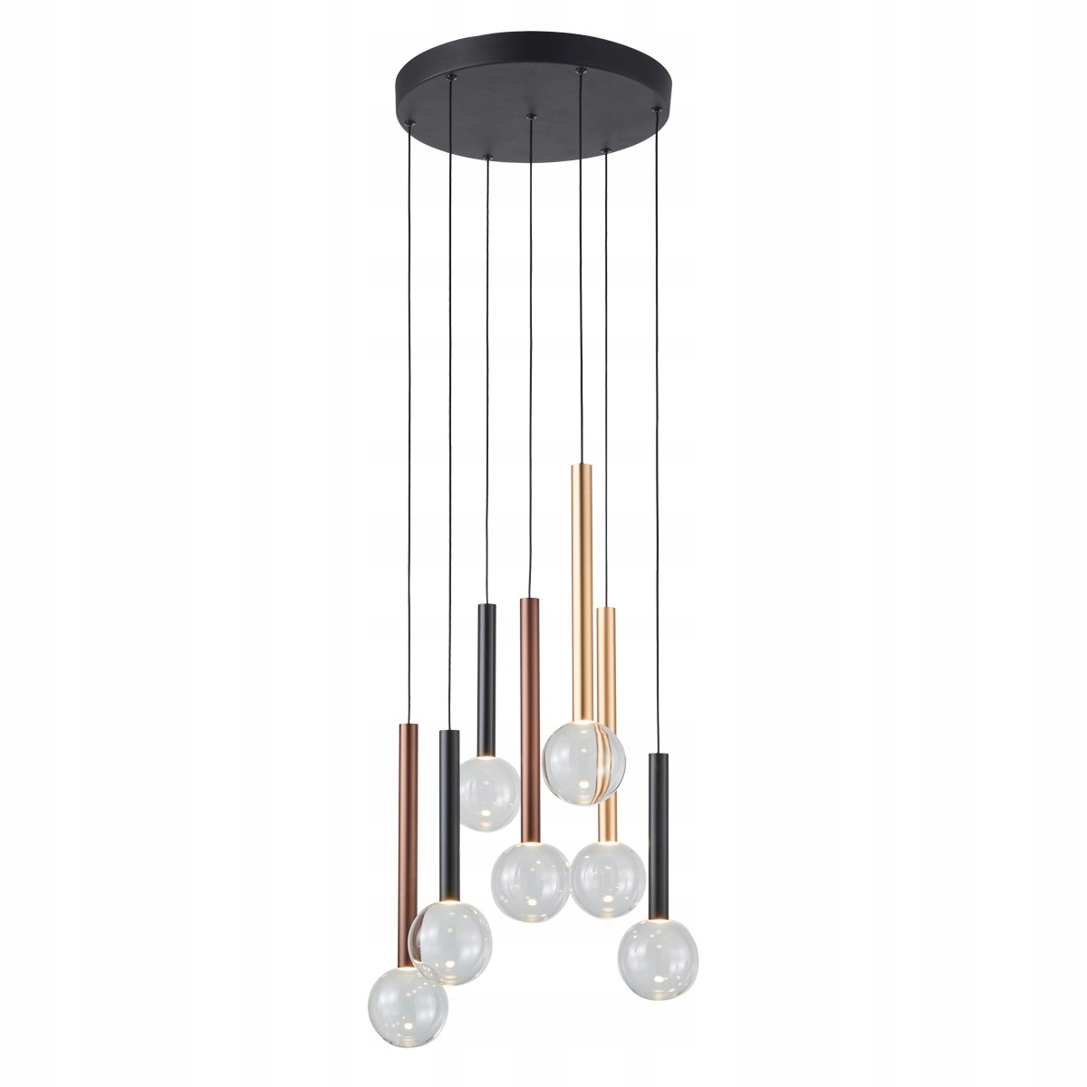 Alinos PND-24019-7A-BK Moderná závesná lampa