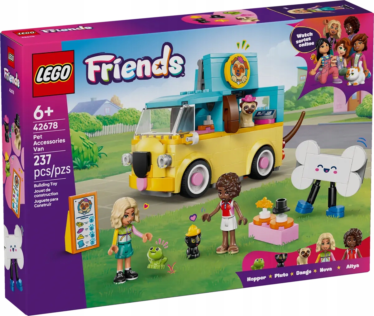 Lego Friends Dodávka S Doplňky Pro Zvířata, Sada Kostek 42678