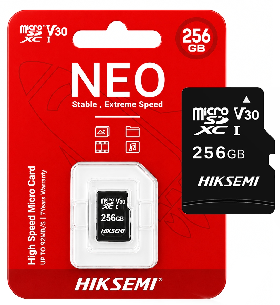 Paměťová karta 256 Gb pro kamery HS-TF-C1/256 Gb Neo HikSemi od společnosti Hikvision