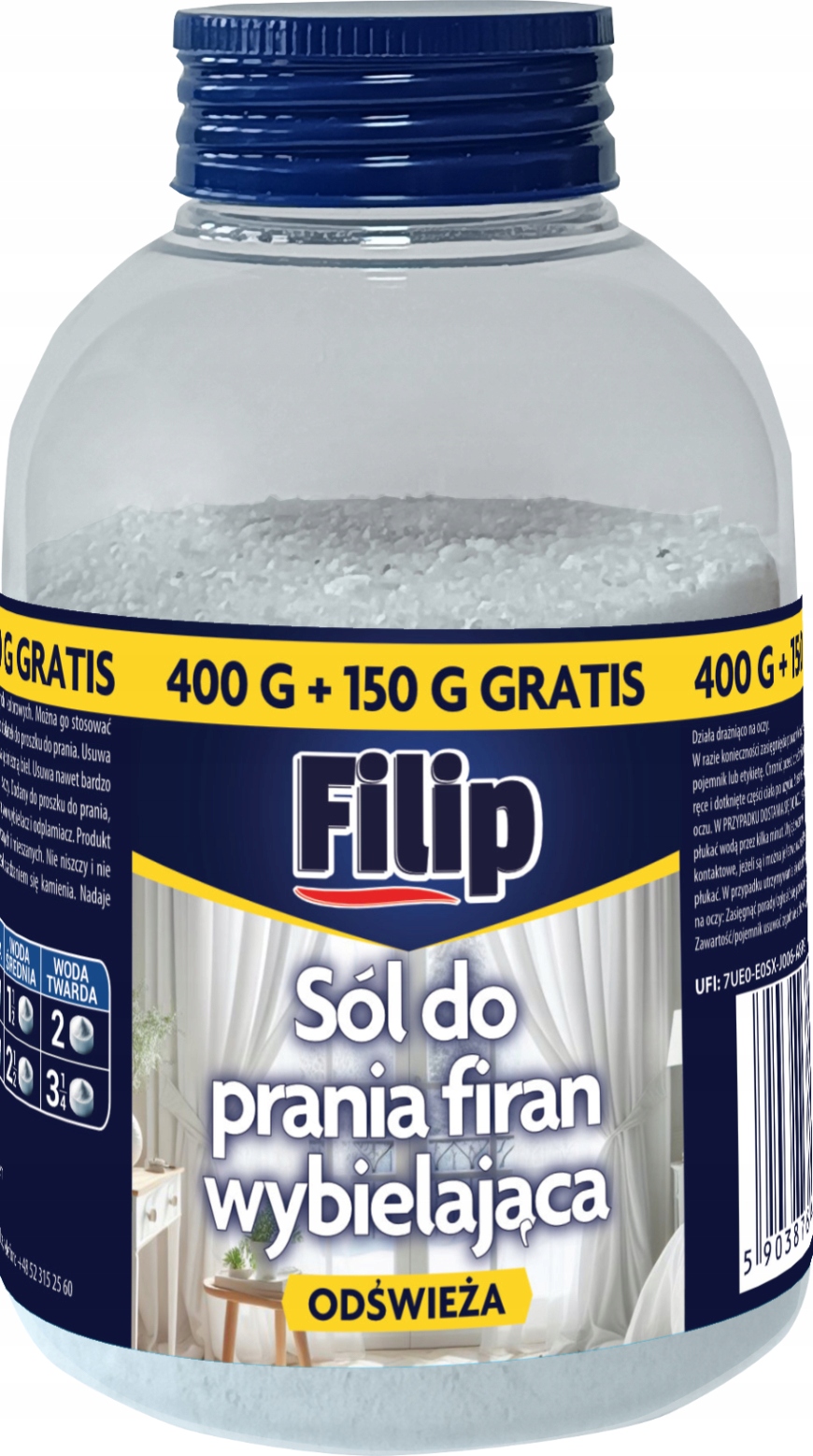 Sól do prania firan FILIP 550 g