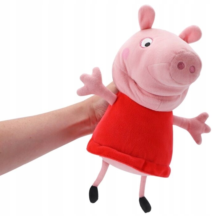 Maskotka ŚWINKA PEPPA Pacynka z dźwiękami Pluszak Marka Sambro