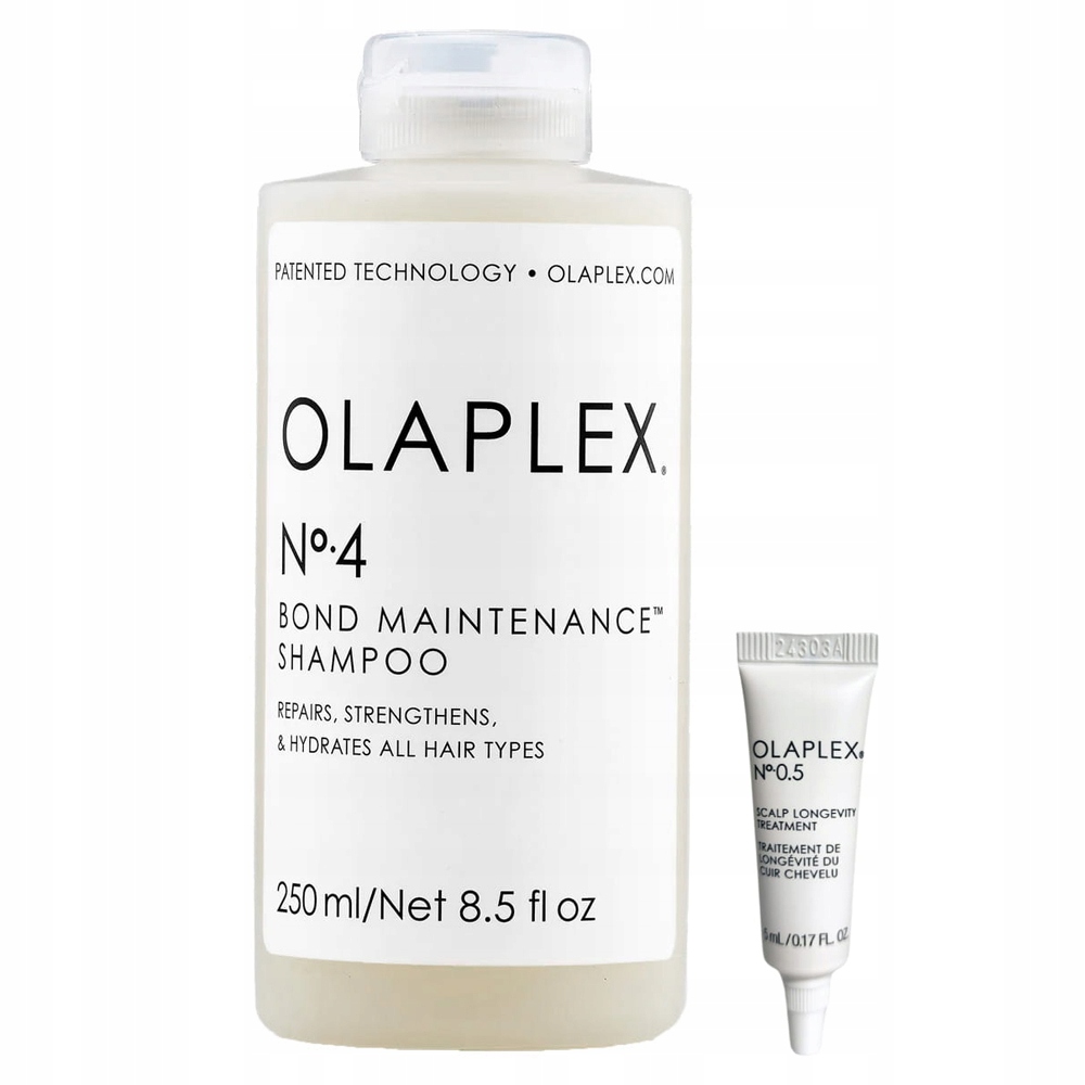 Zestaw Olaplex odbudowujący włosy Szampon No.4 250 Kuracja No.0.5